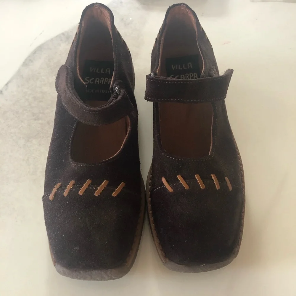 Villa Scarpa Italian Suede Girls Shoes